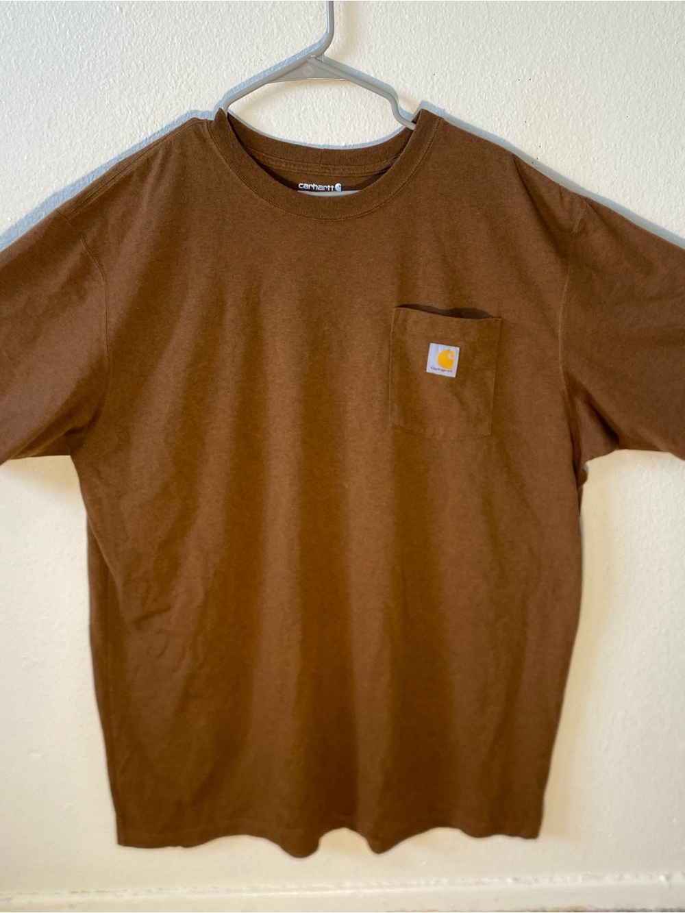Carhartt Brown Short-Sleeve Pocket Tee Men’s XL